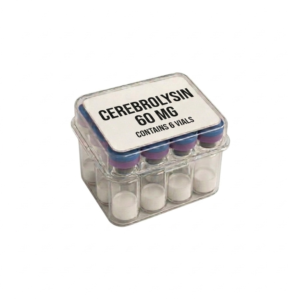 Box of Cerebrolysin 60mg 6 vials for research