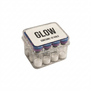 GLOW Stack Peptide Vial Kit TB-500 BPC-157 GHK-Cu for tissue repair and skin rejuvenation